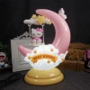 Creative night light, cute and adorable children's room eye-protecting desk lamp, creative cartoon bedroom bedside moon night light Specification image
